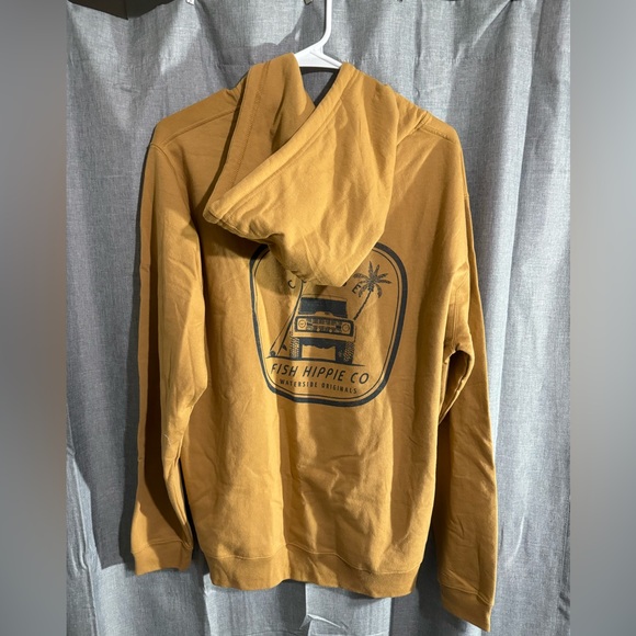 Selling this new fish hippie hoodie with tags still on it size Large - Picture 2 of 4
